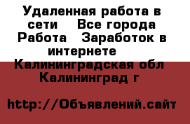 Удаленная работа в сети. - Все города Работа » Заработок в интернете   . Калининградская обл.,Калининград г.